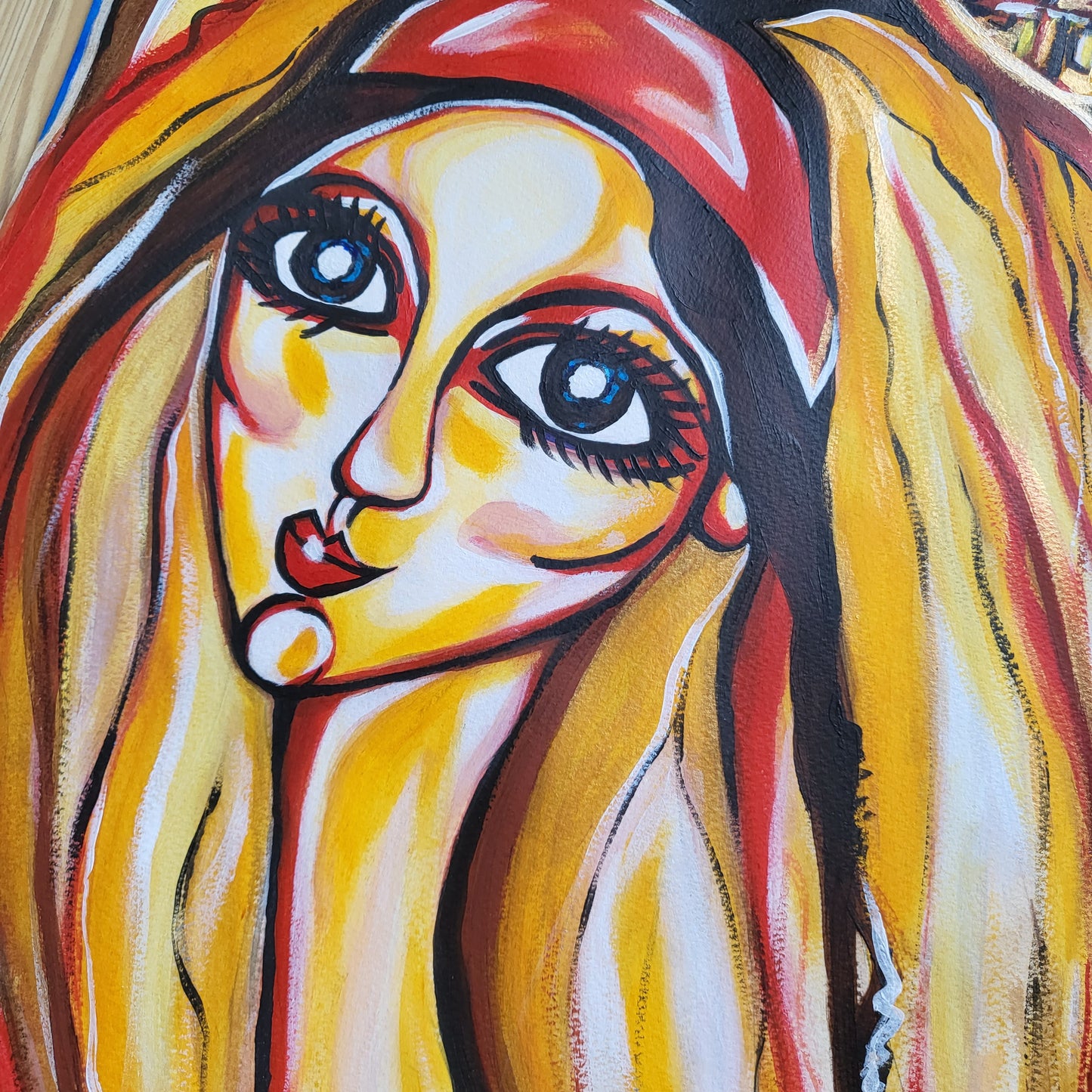 Guides: Libuse 🔮 / Acrylic on paper