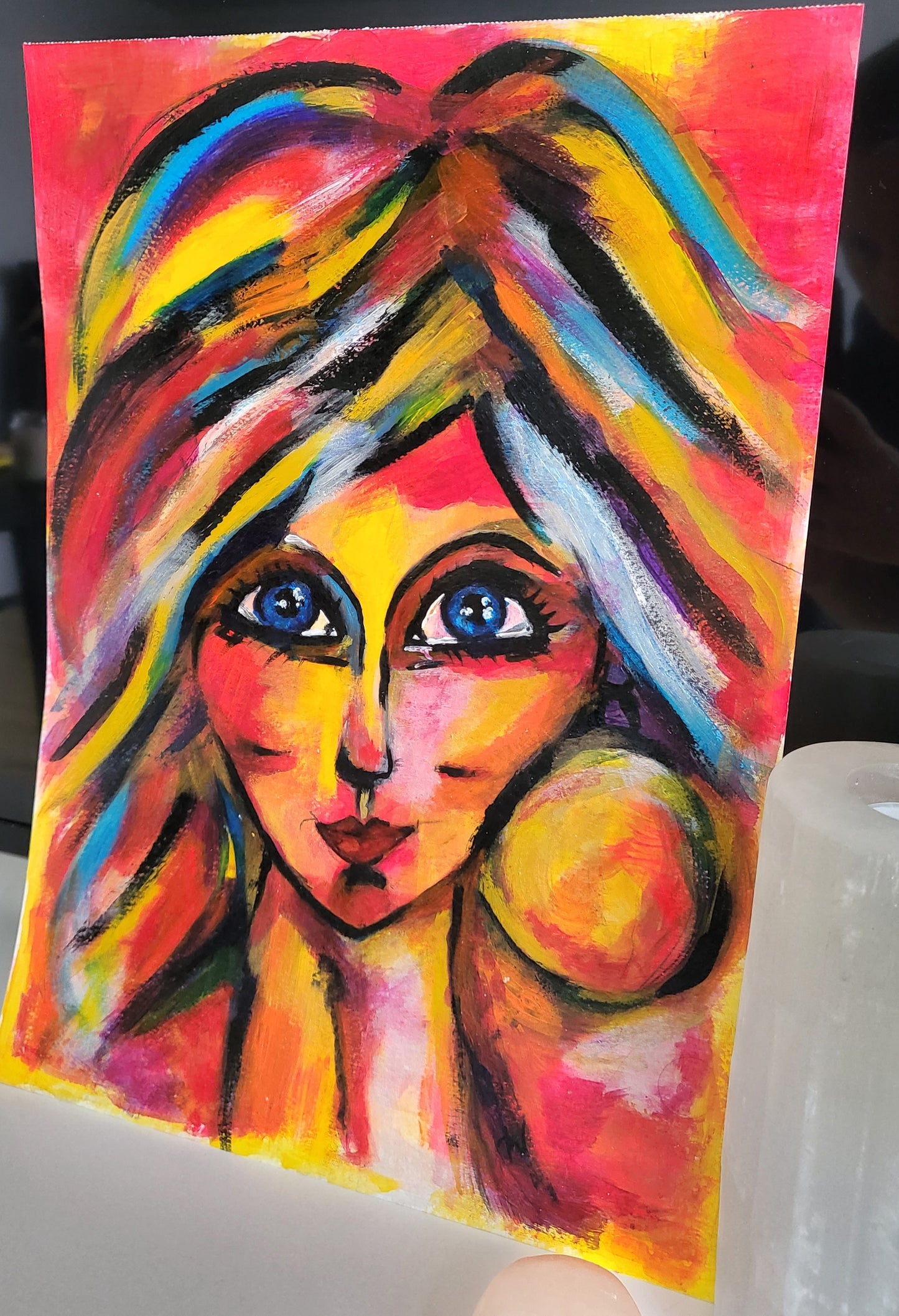 Portraits: Marie / Acrylic on paper