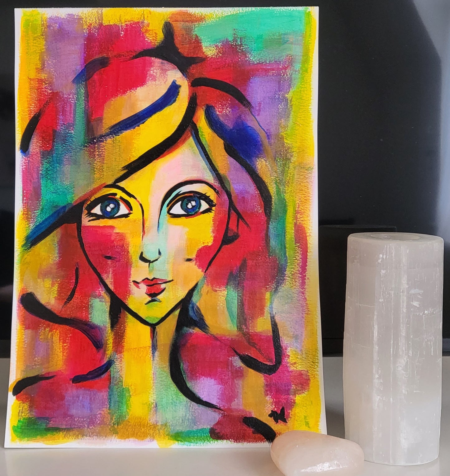 Portraits: Marina / Acrylic on paper