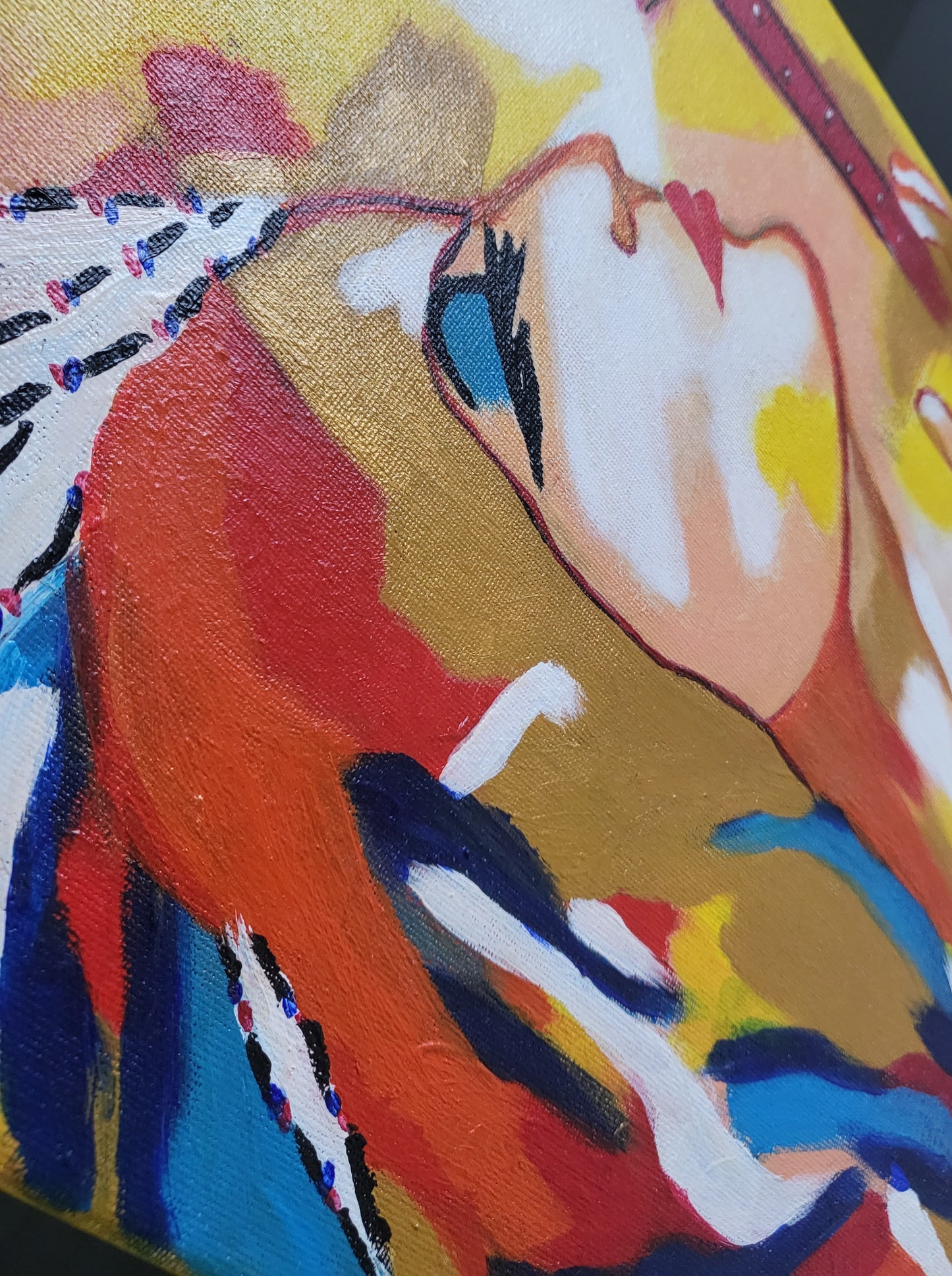 Guides: Silent whisperer 🐆 / Acrylic on canvas