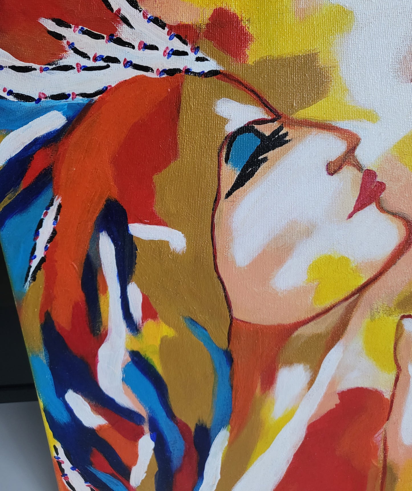 Guides: Silent whisperer 🐆 / Acrylic on canvas